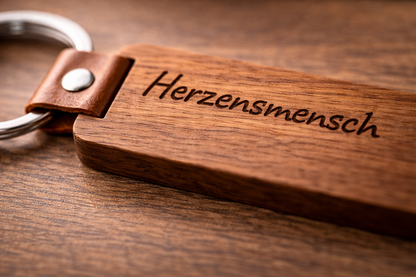 Schlüsselanhänger Holz