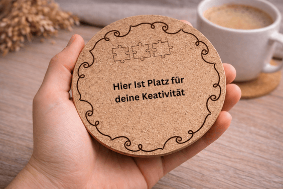 Kork Untersetzer