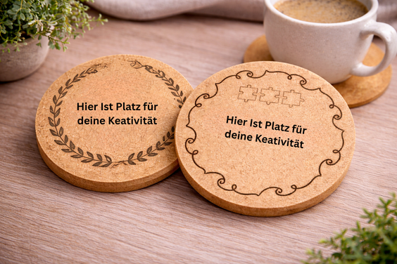 Kork Untersetzer