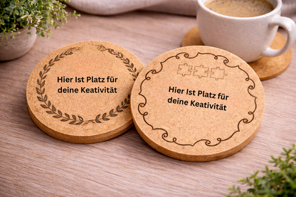 Kork Untersetzer